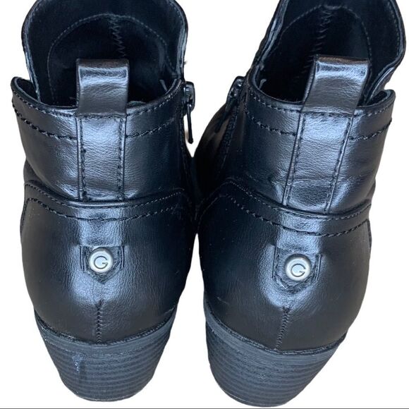 G By Guess Boots Womens Ankle Booties Block
Heels Black Faux Leather - 8 M - Picture 9 of 10